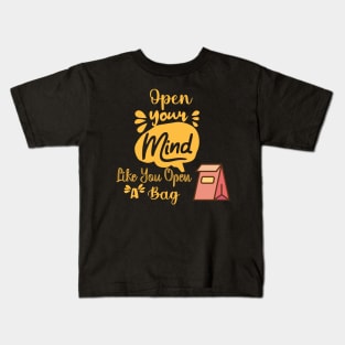 open your mind Kids T-Shirt